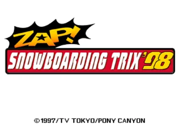 Zap! Snowboarding Trix 98 (JP) screen shot title